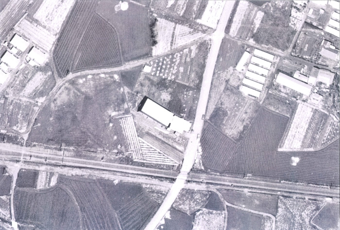 昭和45年頃の航空写真